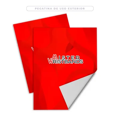 Adhesivos de Papel para Exterior Personalizados
