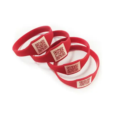 Pulseras silicona con códigos qr